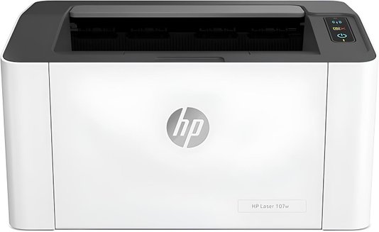 Impressora HP LaserJet 107w, Laser, Mono, 110V, Wi-fi, Branco