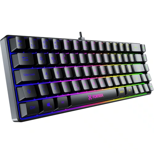 Kit Gamer: Teclado Fortrek Fearless 65, Mouse Vickers New Edition, Mousepad Speed MPG102