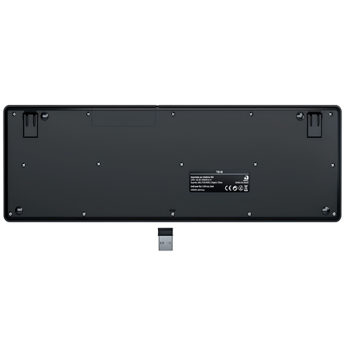 KIT TECLADO E MOUSE SEM FIO CSI50 PRETO