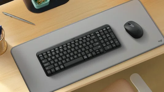 Kit Teclado e Mouse Sem Fio Logitech MK250 Grafite