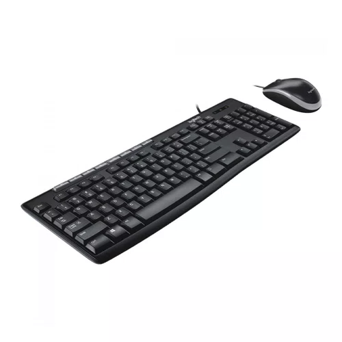 Kit Teclado e Mouse USB Logitech MK200 Preto