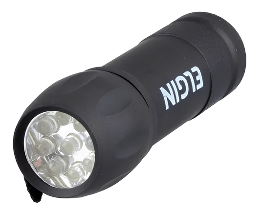 Lanterna LED Mini de Bolso, Preta, com 3 Pilhas AAA – Compacta, Leve e Potente