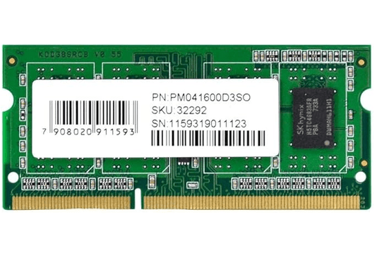 MEMORIA P/NOTEBOOK DDR3 4GB 1600MHZ PM041600D3SO