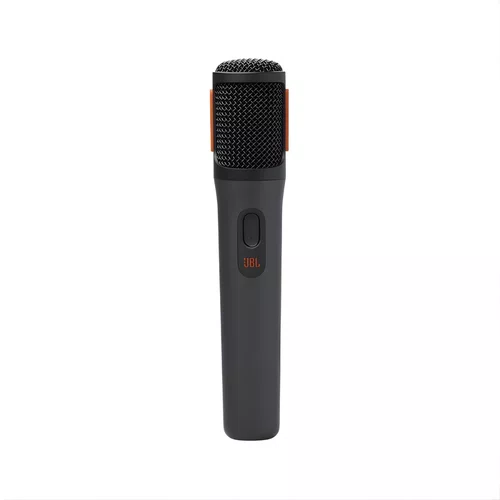 Microfone Sem Fio JBL PartyBox PBWIRELESSMICBLK Kit com 2 Unidades