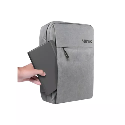 Mochila P/Notebook até 15,6" Slim Cinza Vinik VKBAG011
