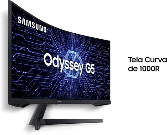 MONITOR GAMER LED 34 POL.CURVO 165HZ 1MS ULTRA WQHD ODYSSEY G5