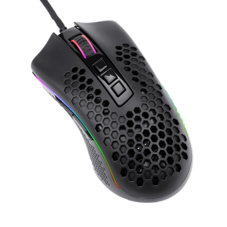 MOUSE GAMER REDRAGON STORM RGB 12400DPI PRETO, M808-RGB PMW3327