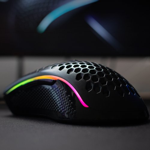 MOUSE GAMER REDRAGON STORM RGB 12400DPI PRETO, M808-RGB PMW3327