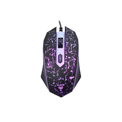 Mouse Gamer USB 1,5M 3600 DPI Clanm Scar CL-MJ806 LED Rainbow