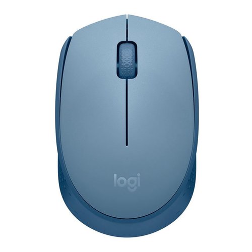 MOUSE USB SEM FIO M170 1000DPI AZUL CLARO 910-006863