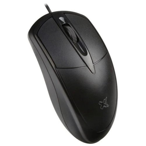 Mouse Maxprint Universitário USB, Com Fio, 1200DPI, Preto, USB