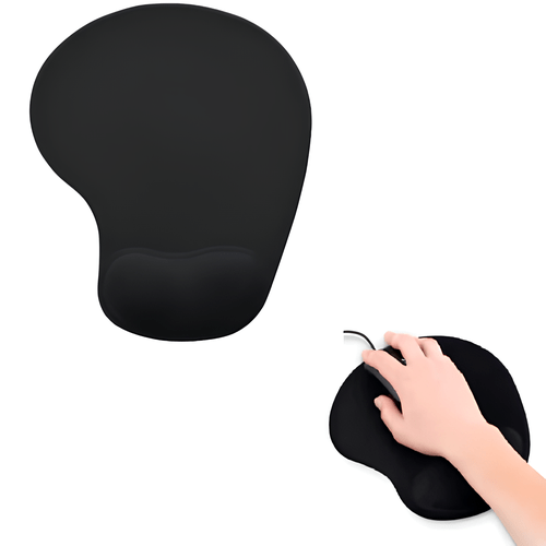MOUSE PAD C/APOIO GEL PRETO KE-CBS0109