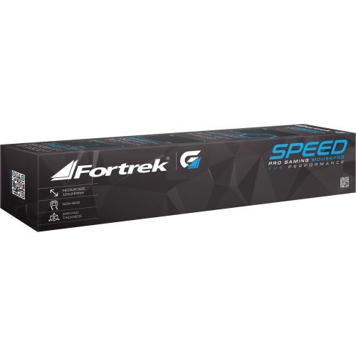 Mouse Pad Gamer 320x240mm Speed MPG101 Preto / Azul Fortrek