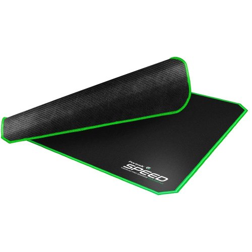 Mouse Pad Gamer 320x240mm Speed MPG101 Preto / Verde - Fortrek