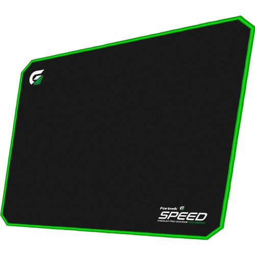 Mouse Pad Gamer 320x240mm Speed MPG101 Preto / Verde - Fortrek