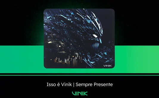 Mouse Pad Gamer 320x270x2mm Vinik Cyber Predator MPCP32