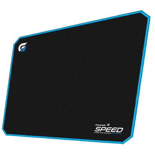 Mouse Pad Gamer 350x440mm Speed MPG102 Preto/Azul - Fortrek
