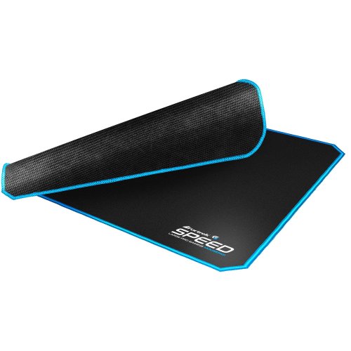 Mouse Pad Gamer 350x440mm Speed MPG102 Preto/Azul - Fortrek