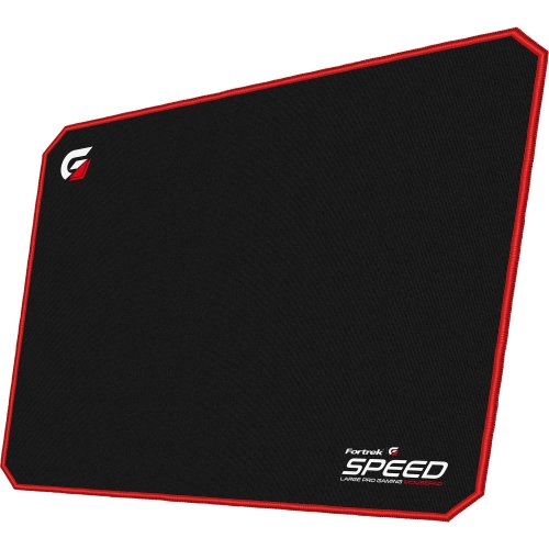 Mouse Pad Gamer 350x440mm Speed MPG102 Preto / Vermelho FORTREK