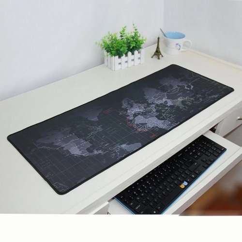 Mouse Pad Gamer Extra Grande 700x350x3mm Mapa Mundi MP7035C - Exbom