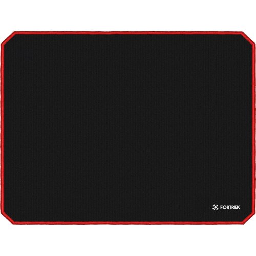 Mouse Pad Gamer Fortrek Speed MPG101: Preto/vermelho, 320x240x3mm