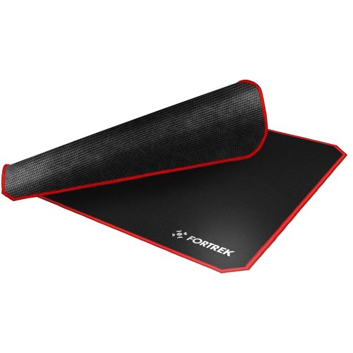 Mouse Pad Gamer Fortrek Speed MPG101: Preto/vermelho, 320x240x3mm