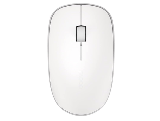 Mouse Rapoo Bluetooth + 2.4 ghz White s/ Fio Pilha Inclusa M200 - RA012