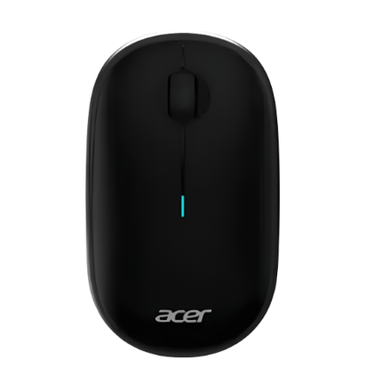 Mouse Sem Fio AMR100, 1800 DPI, Design Ergonômico, Conexão Estável – Preto