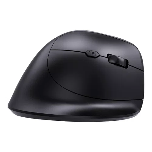 Mouse Sem Fio Ergonômico Vertical Fortrek MERG15 Preto