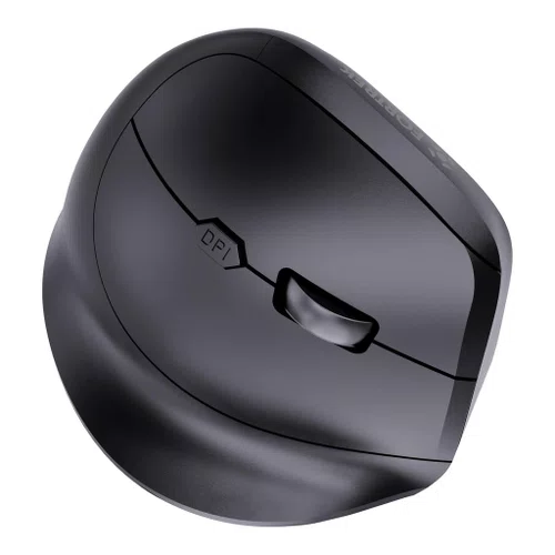 Mouse Sem Fio Ergonômico Vertical Fortrek MERG15 Preto