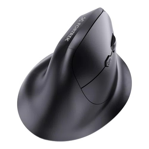 Mouse Sem Fio Ergonômico Vertical Fortrek MERG15 Preto