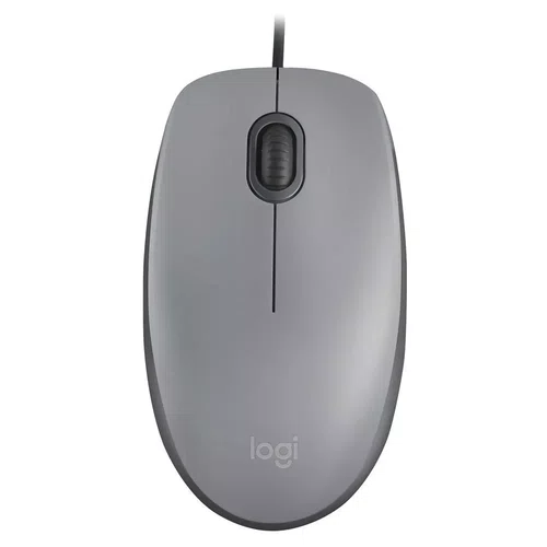 MOUSE USB 1,8M 1000DPI  M110 SILENT CINZA