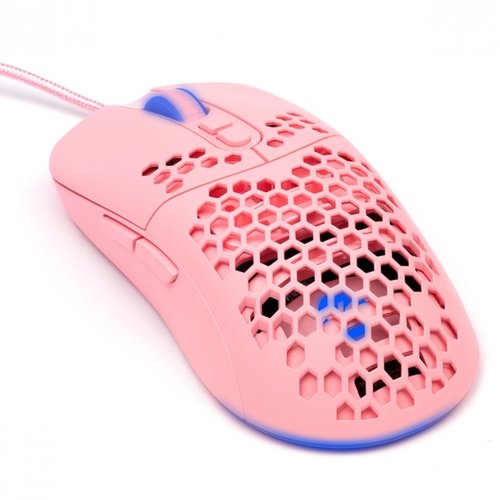 Mouse USB Gamer Óptico  VX Gaming Void LED RGB 7600 DPI Rosa MGV120R - Vinik