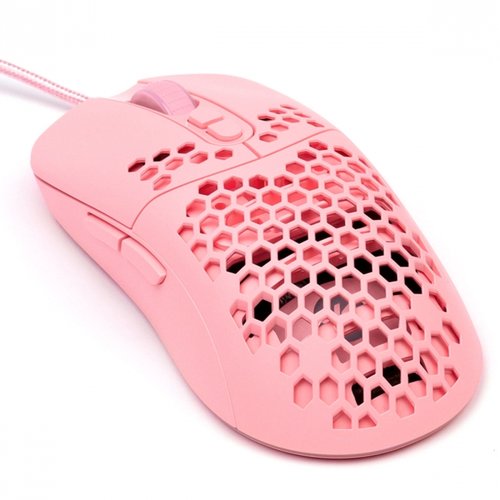 Mouse USB Gamer Óptico  VX Gaming Void LED RGB 7600 DPI Rosa MGV120R - Vinik