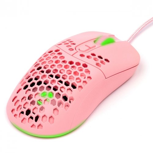 Mouse USB Gamer Óptico  VX Gaming Void LED RGB 7600 DPI Rosa MGV120R - Vinik