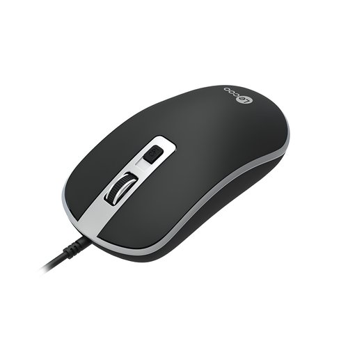 MOUSE USB OPTICO 2000DPI 1,4M MS104 PRETO
