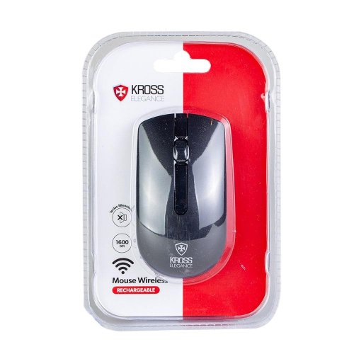 Mouse USB Optico Sem Fio 1600DPI KE-M305 Com Pilha Silent Click - Kross Elegance