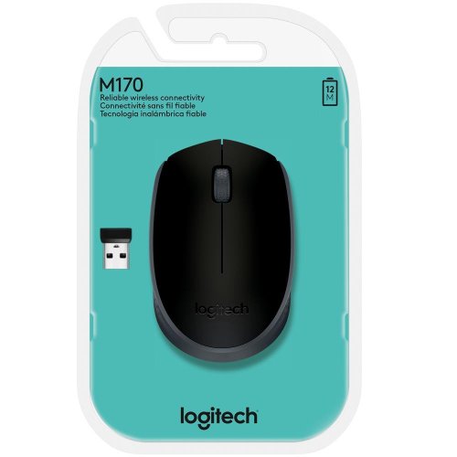 Mouse Usb Óptico sem Fio M170 Preto - Logitech