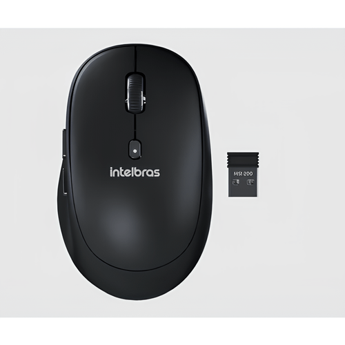 MOUSE USB INTELBRAS SEM FIO 2400DPI MSI200 4290024 PRETO