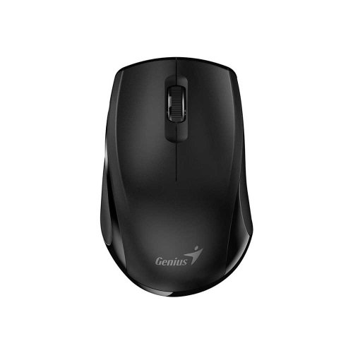 Mouse USB Sem Fio Silencioso NX-8006S 2,4 GHz Níveis de DPI Ajustáveis ​​até 1200 DPI 3 botões Design Ambidestro Preto - GENIUS