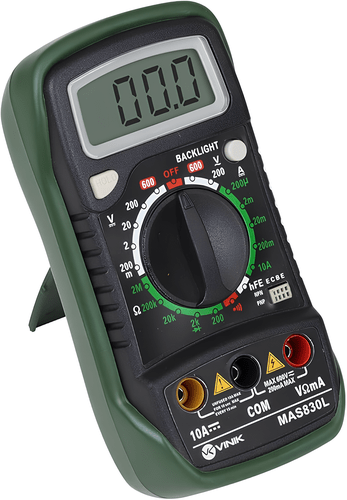 MULTIMETRO DIGITAL COM DATA HOLD 4 DIGITOS MAS830L VINIK