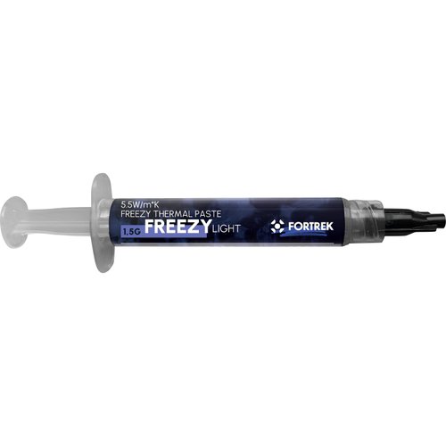 Pasta Térmica Fortrek Freezy Light, 1,5g, Condutividade 5,5W/m·K - Cinza