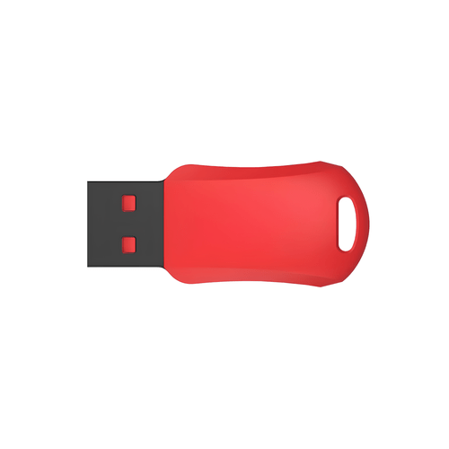 Pen Drive 32GB USB 2.0 HSUSBM200R M200R - Preto/Vermelho