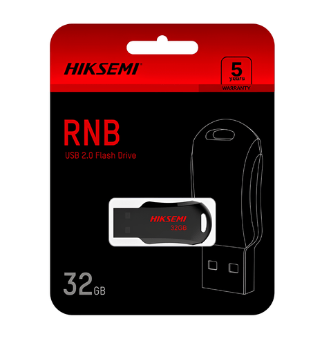 Pen Drive 32GB USB 2.0 HSUSBM200R M200R - Preto/Vermelho
