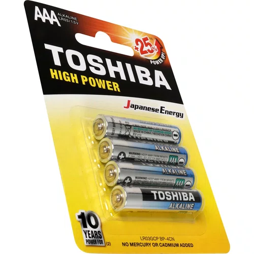 PILHA ALCALINA PALITO AAA 1,5V LR03GCP C/4