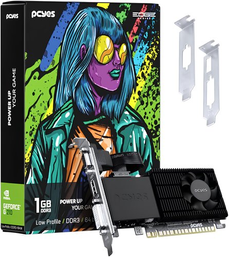 PLACA DE VIDEO 1GB GEFORCE G 210 DDR3 64 BITS LOW PROFILE PPE210DR3SFBR