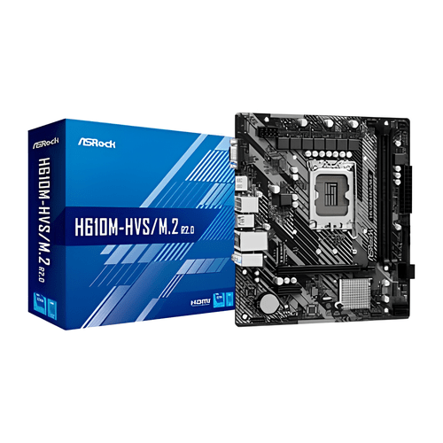 PLACA MAE LGA1700 H610M-HVS M.2 DDR4 12 E 13 GER.
