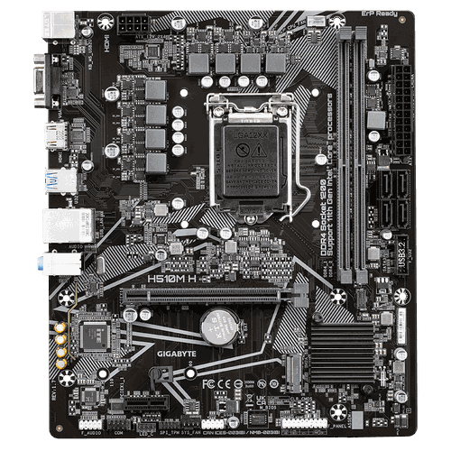 Placa Mãe Gigabyte H510M, Intel LGA 1200, mATX, DDR4, (rev. 1.0)