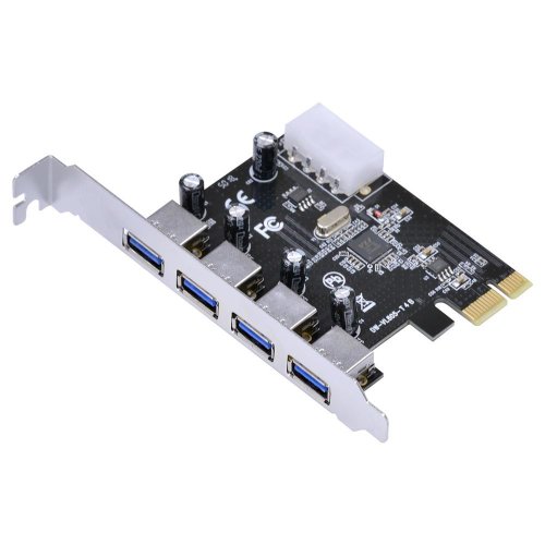Placa Usb Com 4 USB 3.0 PCI Express PCI-E X1 PU30-4 - VINIK