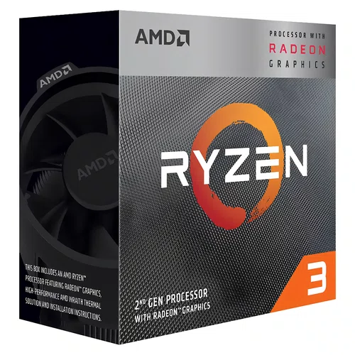 PROCESSADOR AMD AM4 RYZEN R3 3200G 3.6GHZ 6MB (4.0GHZ) BOX